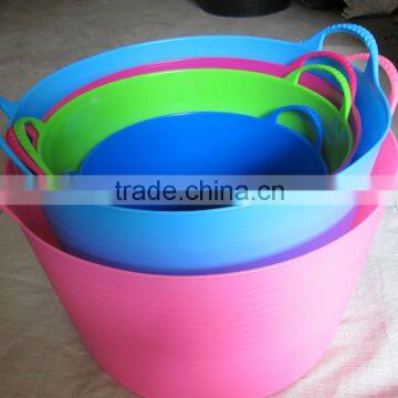 Plastic Flexible Baskets,colorful Householding Buckets photo-3