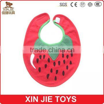 Friut Pattern Super Soft Baby Bib Cheapest Waterproof Baby Bib Eco-friendly 100% Polyester Baby Bib