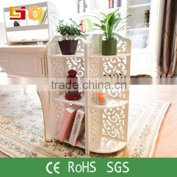 Detachable Houseware Necessities Wooden Bathroom Corner Shelf Waterproof Soap Rack Towel Rack photo-2