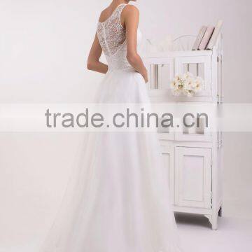 Italian Eyelash Lace Wedding Dress Splendid Design photo-2