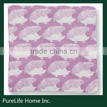 SZPLH 100% Cotton Muslin Swaddle Baby Blanket In 47''x47'' photo-1