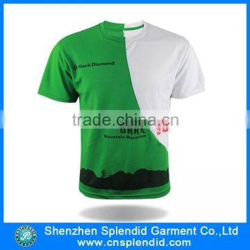 100% polyester wholesale blank plain t-shirts in bulk