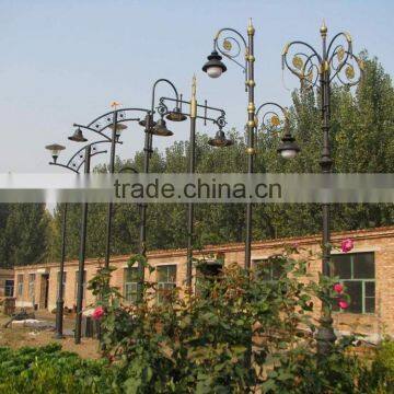 Cast Iron Solar Decorative Street Lamp Post/cast Aluminum Solar Lamp Pole/street and Garden Solar Lamp Pole photo-6