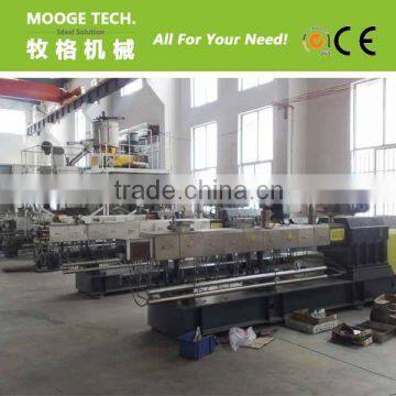 PET bottle flakes plastic extruder machine line