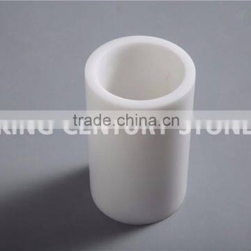 commercial price chinese statuary white marble tooth brush holder