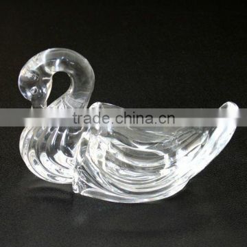 Clear Swam Shaped Soap Dish /Holder /Plate /Tray