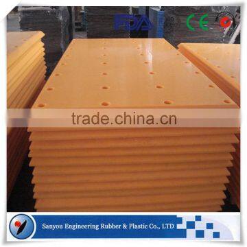 High abrasion resistance UHMWPE marine fender pad