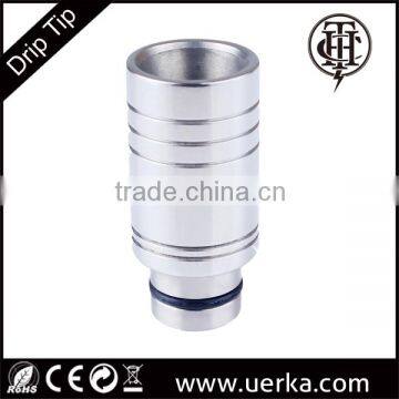 SS-002 2015 Wholesale ecig atomizer wide bore drip tip with stainless steel material