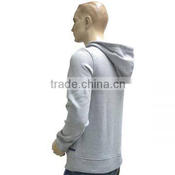 New Heather Grey Fleece Kangaroo Pocket Long Sleeves Men's Pullover Hoodie Sweatshirt photo-5