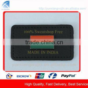 CD7768 Custom Cheap Metal Leather Labels for Jeans