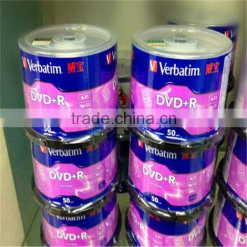 ver batim DVD-R wholesaler with 50/100pcs spindle in cheap price