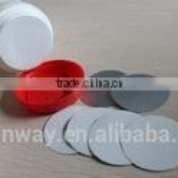 plastic bottle cap seal lid/film