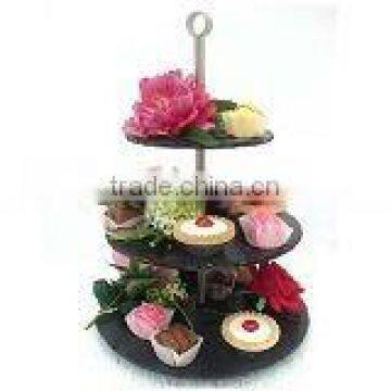 slate material wedding cake stands fashion cake stand