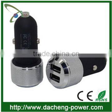 Hiqh Quality Dual Usb Car Charger for Mobile Phone/Iphone/Samsung