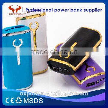 2016 Professional Factory Cheapest Price Hot Sell Fast Charging Original 5200mah Portable Universal Usb Charger Power Bank