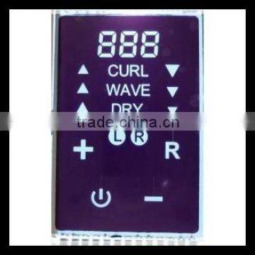 Negative 7 Segment Flexible Lcd Display Hair Straightener