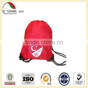 Custom Gym Sack Drawstring Bag /Red Drawstring Sling Backpack Sack