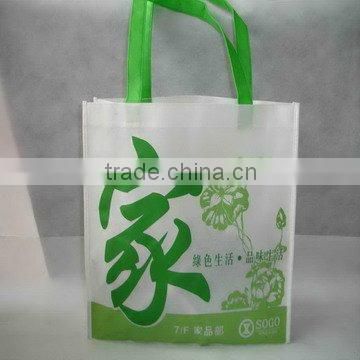 fashion shopping bags green non-woven bags handbags