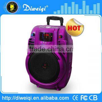 bluetooth mp3 speaker with power tweeter player,trolley ,tf,sd card