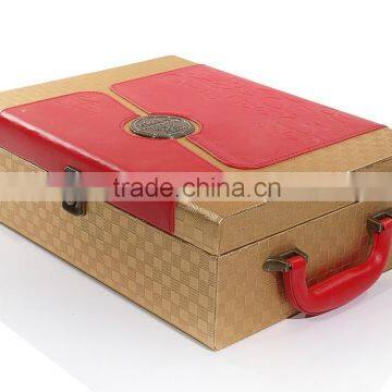 2015 Beautiful china wholesale luxury leather business gift