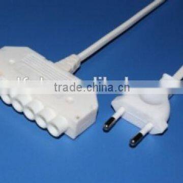 led portfolio light fixtures 6 way splitter socket connection box to LED driver for led cabinet downlights