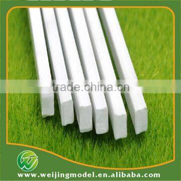 White Plastic Model Square Tube in Plastic Profile photo-2