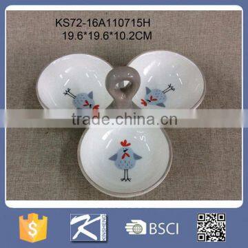 China Manufacturer Ceramic Stoneware 3 Bowls,Ceramic dinnerware