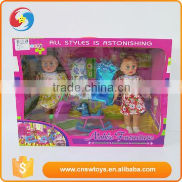 2016 European style plastic two with blue trojans newest doll toys