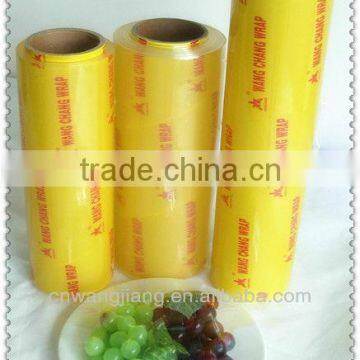 PVC material and soft hardness stretch film wrap pvc cling film