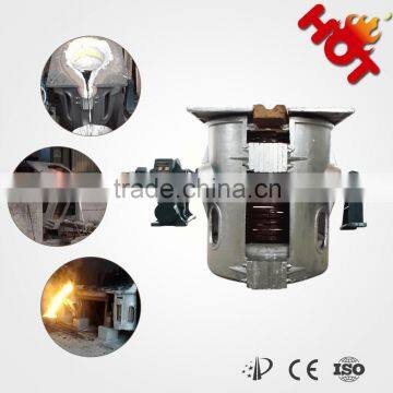 Energy saving 2000kg induction melting furnace for all kinds of metal