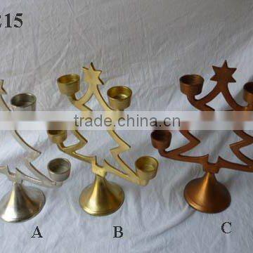 Aluminum Christmas Candle Holder/Advent Candle Holder/Copper candle holder.