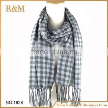 Polyester cotton fashion scarf women scarf acrylic scarf