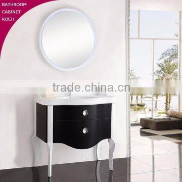 ROCH 2021 Hot Latest Solid Wood Bathroom Cabinet Chaozhou Ceramics Factory