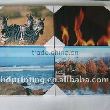 four panel scenery canvas wall art