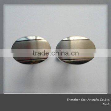 Fstainless Steel Plain Cuffinks X015
