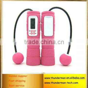 New Design Digital Cordless Jump Rope with Calories and timer function, digital cordless skipping rope