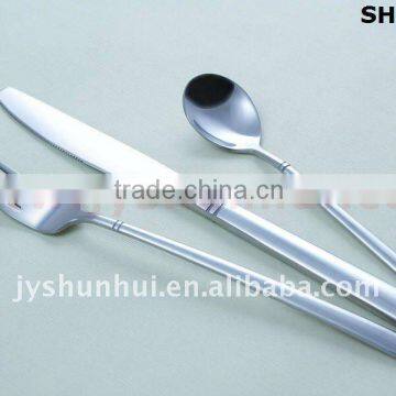 Stainless steel spoon fork knife set