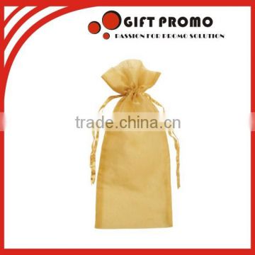 Popular Yellow Colour Large Organza Bag