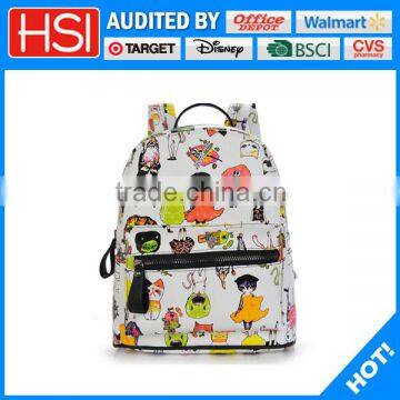 wholesale animal owl and fox princess printing owl backpack