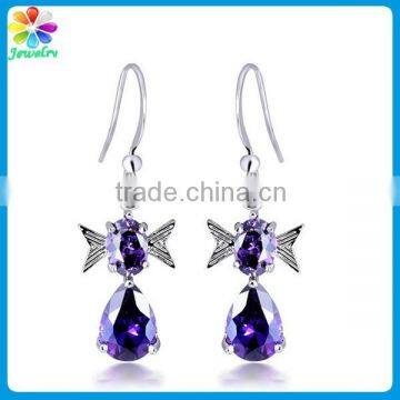 Cheap Ball Crystal Ball Silver Hook Crystal Drop Earring photo-2