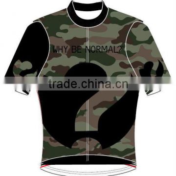 custom logo design camo bike jersey