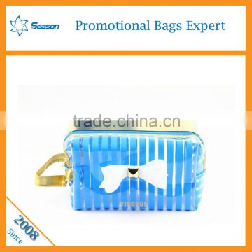 2016 new fashion cosmetic travel bag set high quality pvc makeup bag custom