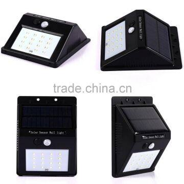 16 LED Solar Motion Sensor Lights Wireless LED Garden Security Light