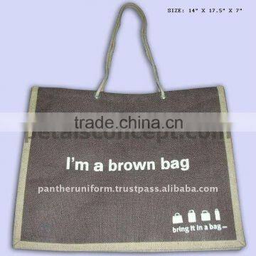 Advertising jute bag