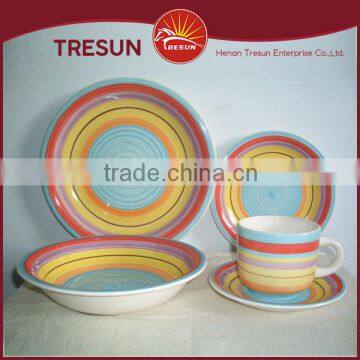 Hot Design 30pcs Hanpainted Ceramic Dinnerset Made in China photo-3