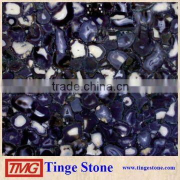 Semi-Precious Stone Slab WILD AGATE DARK Stone For Luxury House