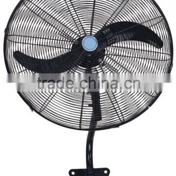 Iron Gear box Aluminium blades Powerful Industrial Pedestal Wall fan