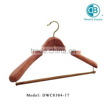 wooden coat hanger