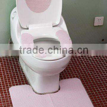 self-adhesive toilet mat