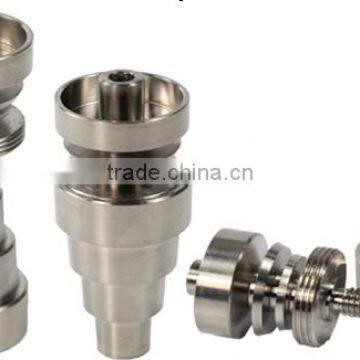 10mm& 14mm&19mm 6 IN 1 domeless titanium nail, with male and female joint